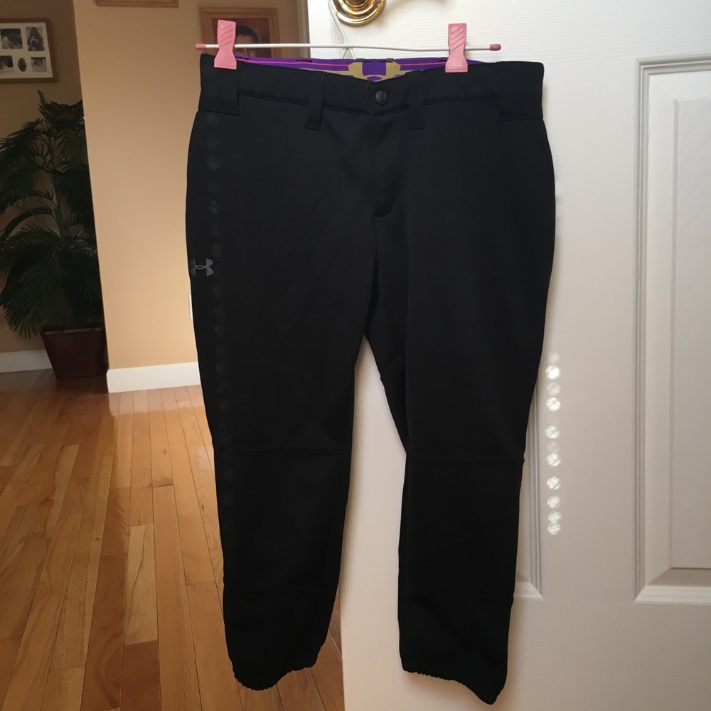 Black Under Armour Softball Pants